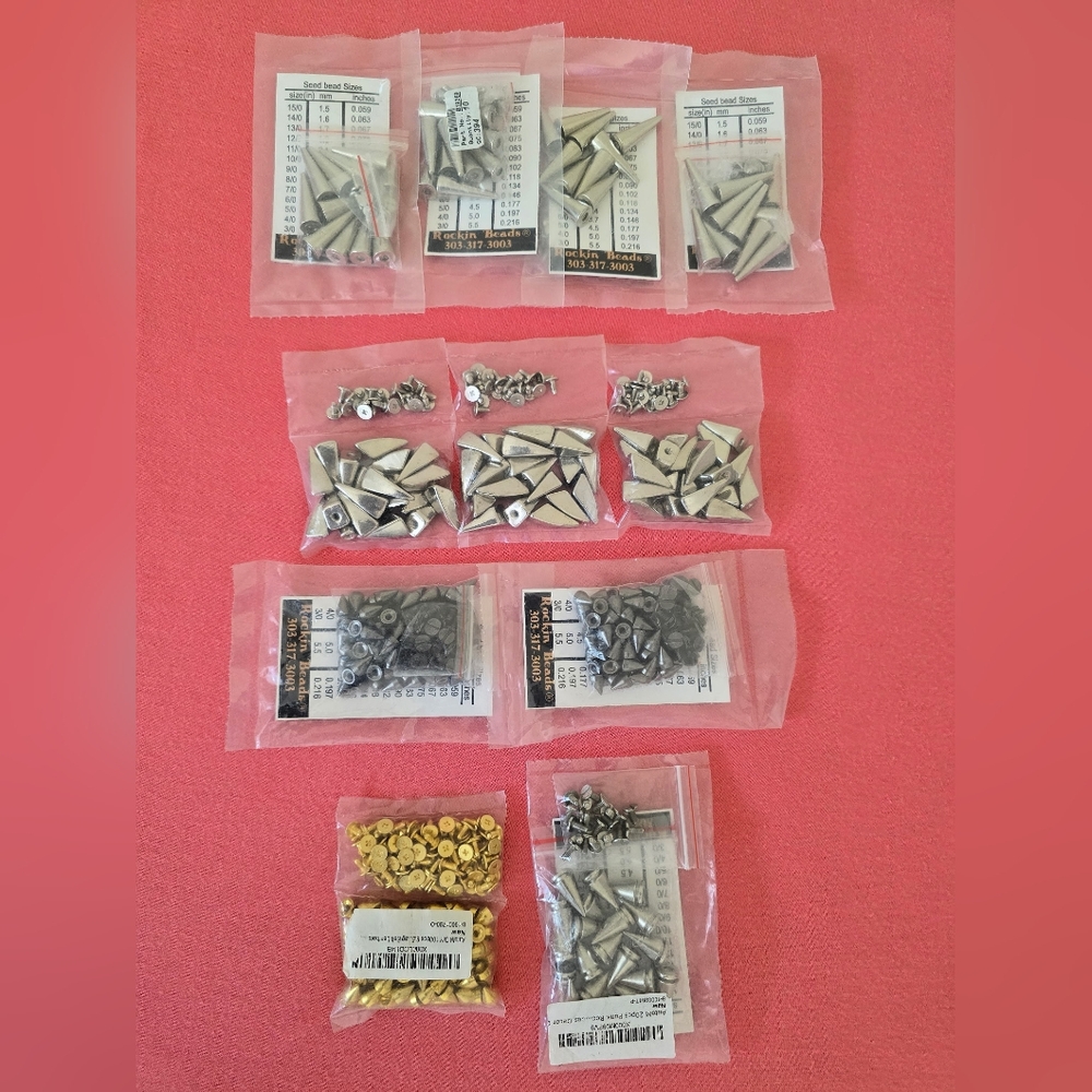 Assorted Metal Hardware Set for DIY in Clothing, Footwear, etc.